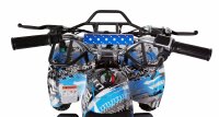 Torino 1000 Watt 36 Volt 6 Zoll Elektro-Miniquad Blau
